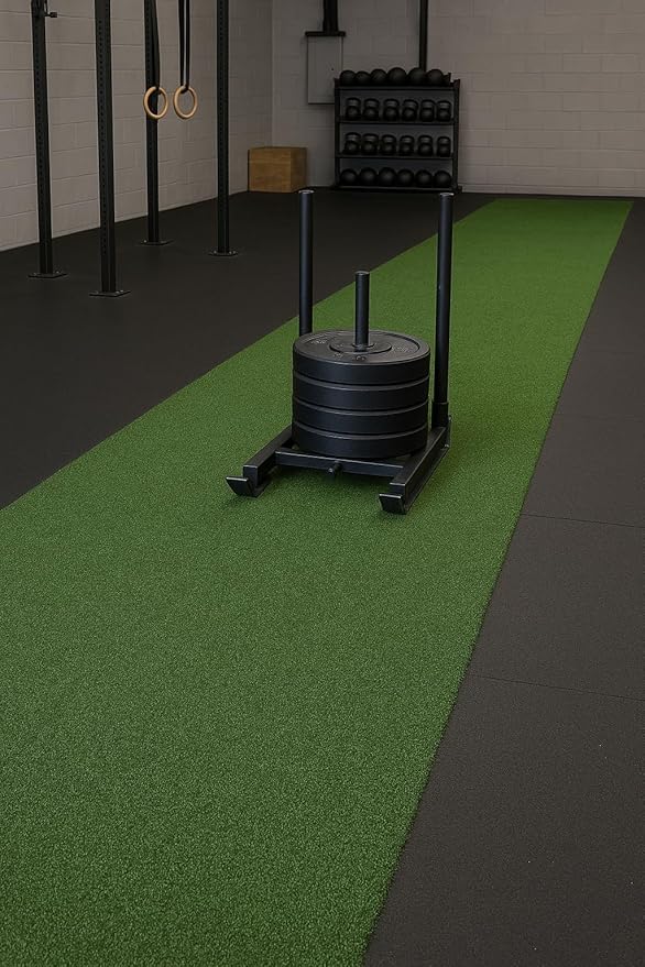 Ottomanson Artificial Turf Golf Hitting Mat 3' x 15' Indoor/Outdoor Waterproof Synthetic Fake Grass for Putting Practice Baseball Football Sports Gym Backyard, Custom Size 2' up to 30'