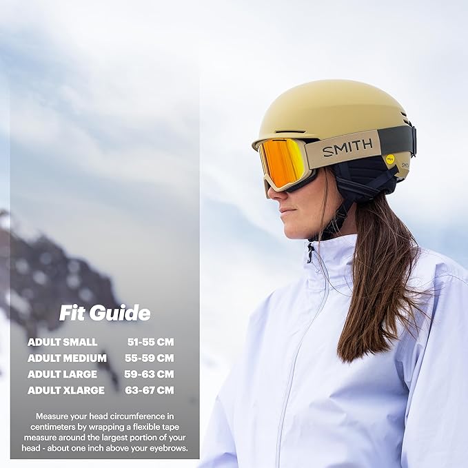 Smith Mission Helmet for Men – Adult Snowsports Helmet with MIPS Technology + Zonal Koroyd Coverage – Lightweight Protection for Skiing & Snowboarding