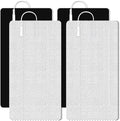 TENS Unit Replacement Pads for Waist and Lower Back Pain Relief 4X8" Large TENS Unit Pads Self-Adhesive Electrode Pads Compatible with TENS 7000, AUVON TENS- 4 Pcs