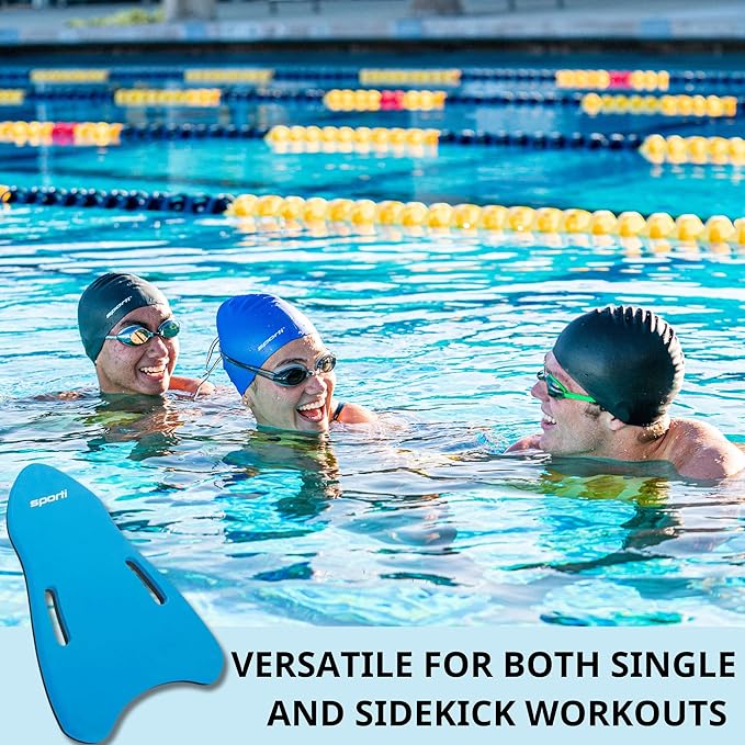 Sporti Adult Kickboard for Swim Training - Swimming Kickboard for Men Women, Water Board for Adult, Swimming Training Aid