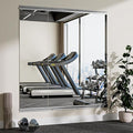 Home Gym Mirror - 3 PCS 16×56 inches, Large Frameless Wall Mounted Full Length Body Mirror for Dancing Studio, Exercise, Fineness, Yoga, Tempered Glass