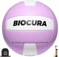 Softy Volleyball, Durable PU Leather,Waterproof Indoor Outdoor Soft Volleyball for Beach Game Gym Training (Official Size 5)