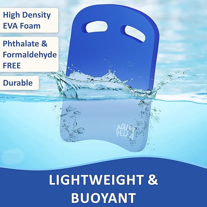 Aquapella Swimming Kickboard - One Size Fits All - A Great Training Aid for Children and Adults
