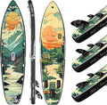 Novelty 11'6" x 35" Extra Wide SUP for Enhanced Stability - Inflatable Stand Up Paddle Board - Premium Paddle Board Kit for Adults & Youth - All Skill Levels - Includes SUP Accessories