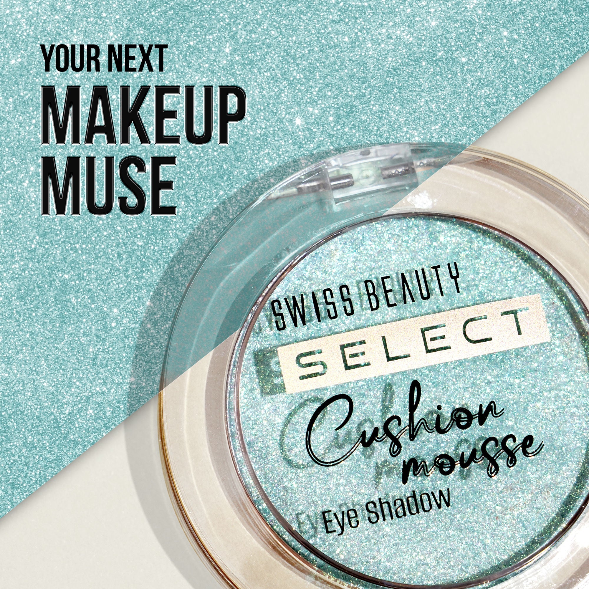 Swiss Beauty Select Cushion Mousse Eyeshadow - 3 Aurora Green