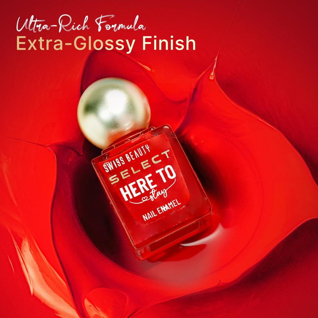 Swiss Beauty Select Here To Stay Nail Enamel - Warm Pink