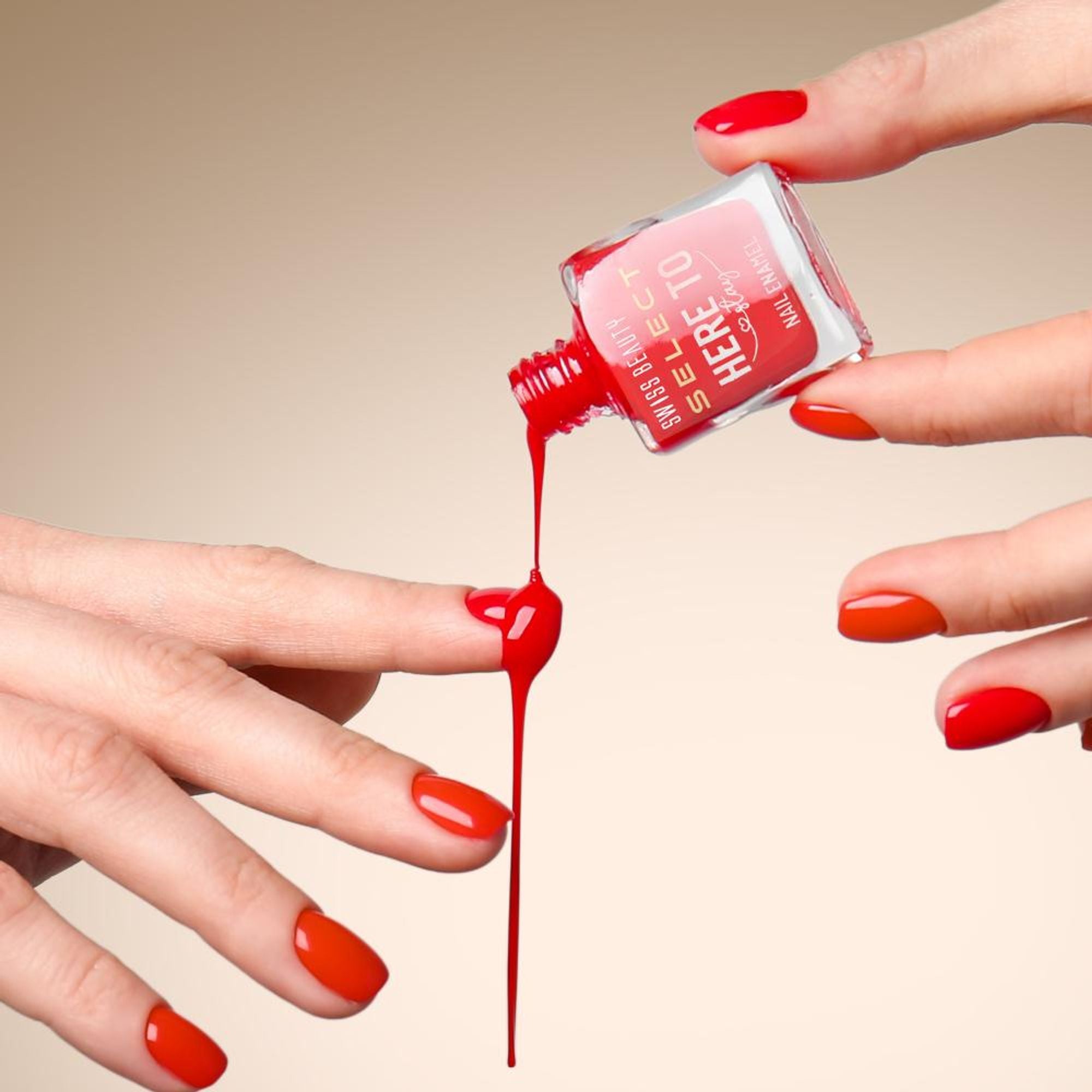 Swiss Beauty Select Here To Stay Nail Enamel - Metallic Silver