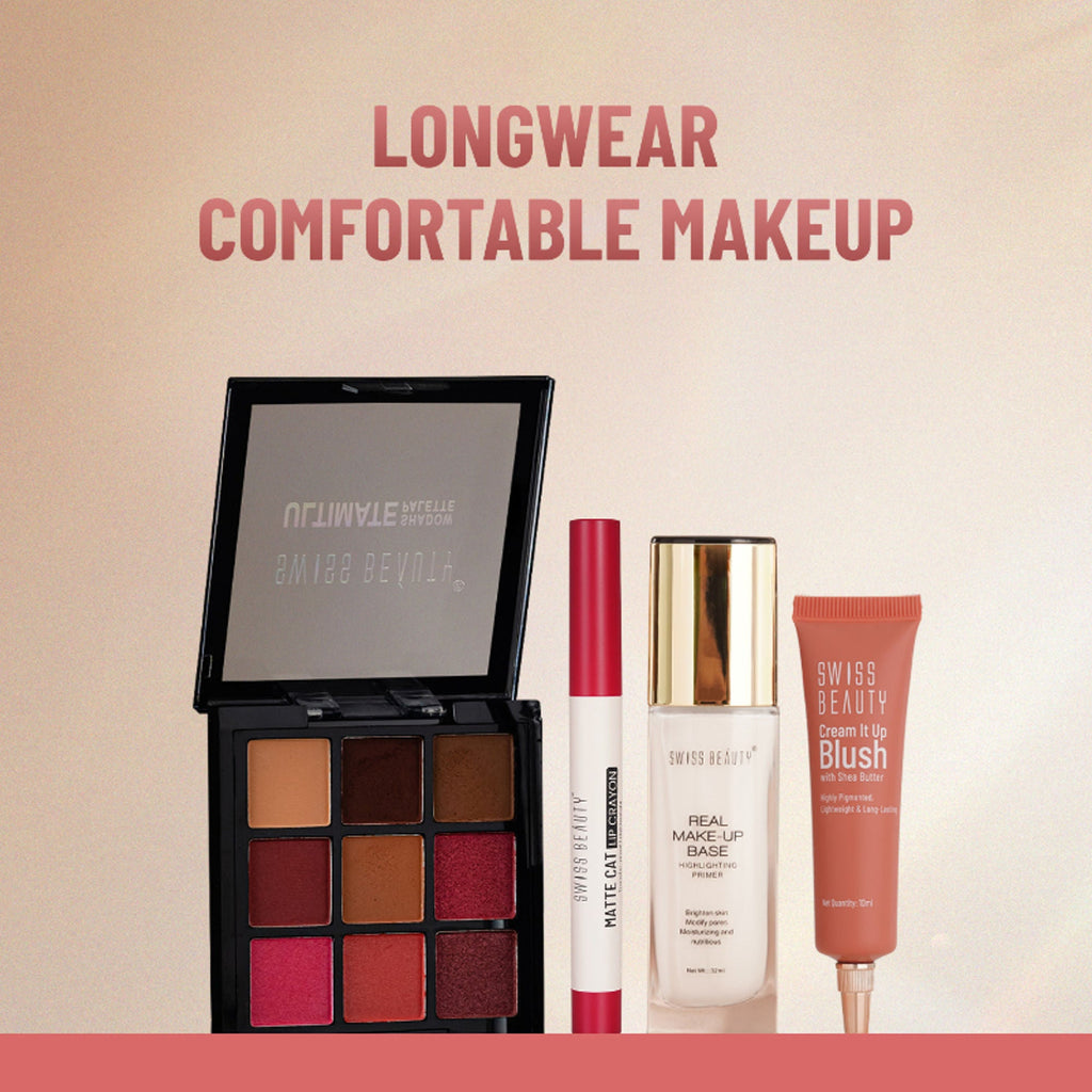 Swiss Beauty Cream It Up Blusher With Shea Butter , Multi-Functional , Matte Finish - 4 Copper Cheeks