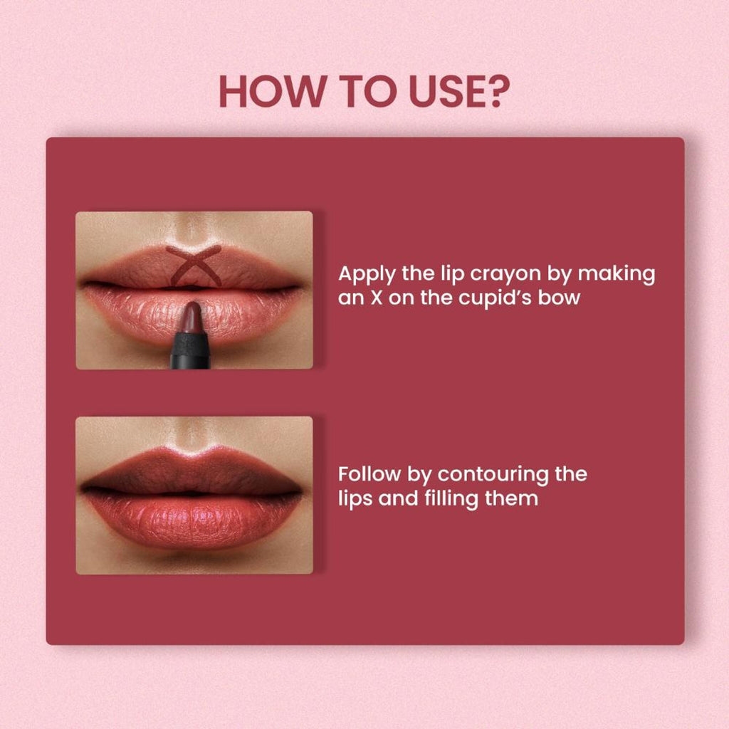 Swiss Beauty Matte Long Lasting Stay Maxx Lip Crayon Lipstick Matte Finish - Red Flag