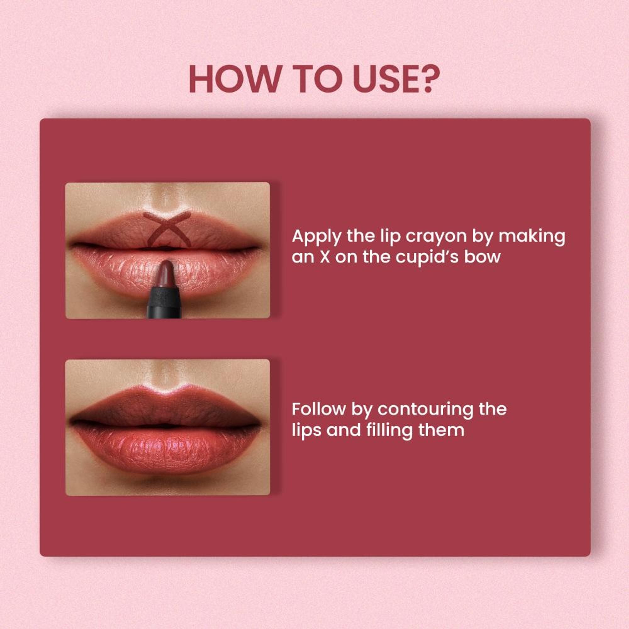 Swiss Beauty Matte Long Lasting Stay Maxx Lip Crayon Lipstick Matte Finish - Chocobar