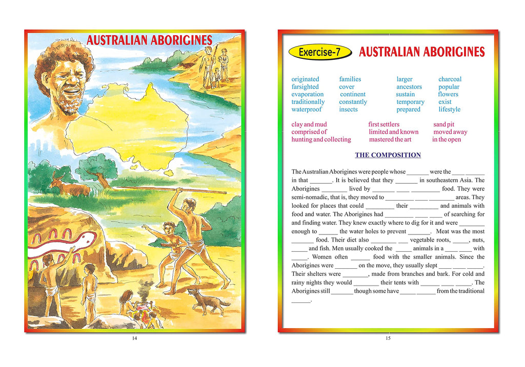 Scholars Hub Picture Composition Book (Part 3, 4) (Set Of 2 Books) | Picture Composition Book For Class 3,4 | 60 Pages