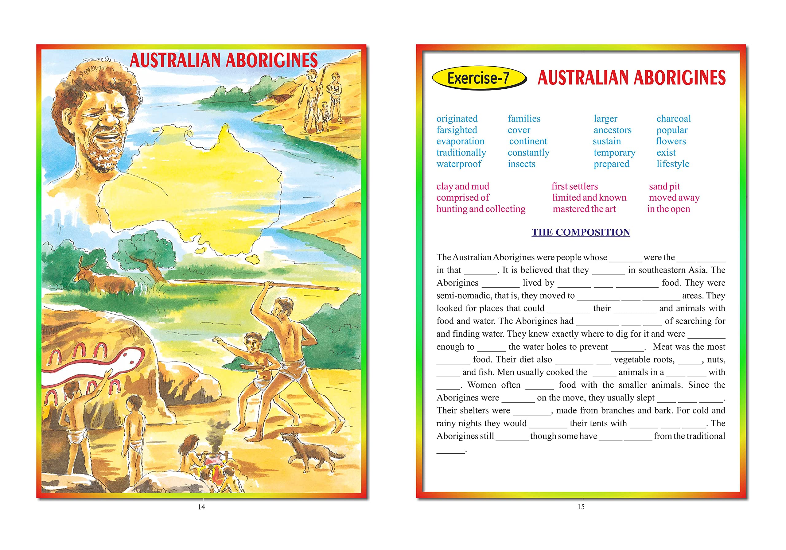 Scholars Hub Picture Composition Book (Part 3, 4) (Set Of 2 Books) | Picture Composition Book For Class 3,4 | 60 Pages