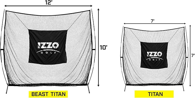 IZZO Titan Golf Practice Hitting Net