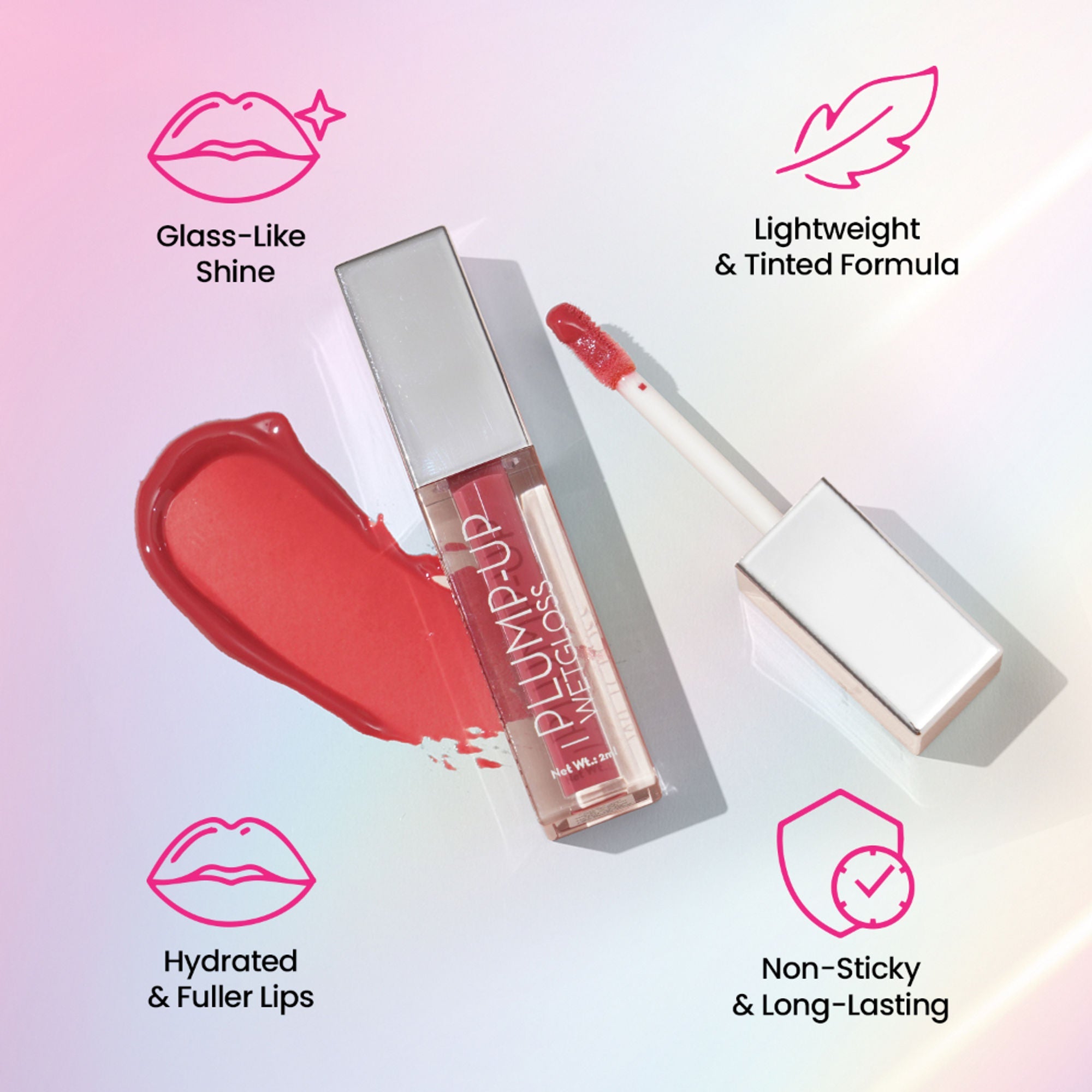 Swiss Beauty Plump Up Wet Lip Gloss For Glossy And Fuller Lips - 7 Date Night