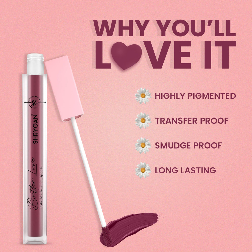 Shryoan Butter Luxe Satin Matte Liquid Lipstick - Apricot 01