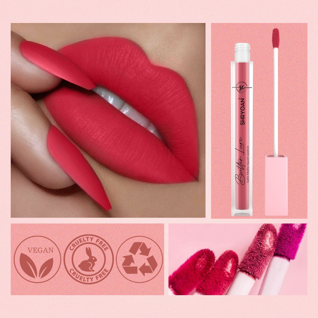 Shryoan Butter Luxe Satin Matte Liquid Lipstick - Pookie 03