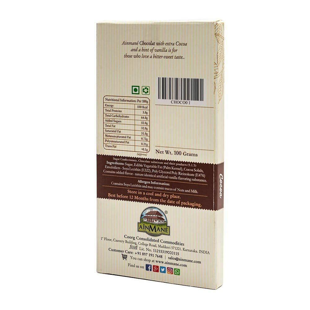 Ainmane Handcrafted Cocoa Bar