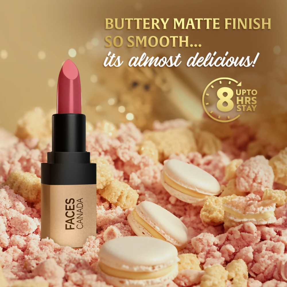 Faces Canada Comfy Matte Velvet Touch Lipstick - Pink Biscoff 03