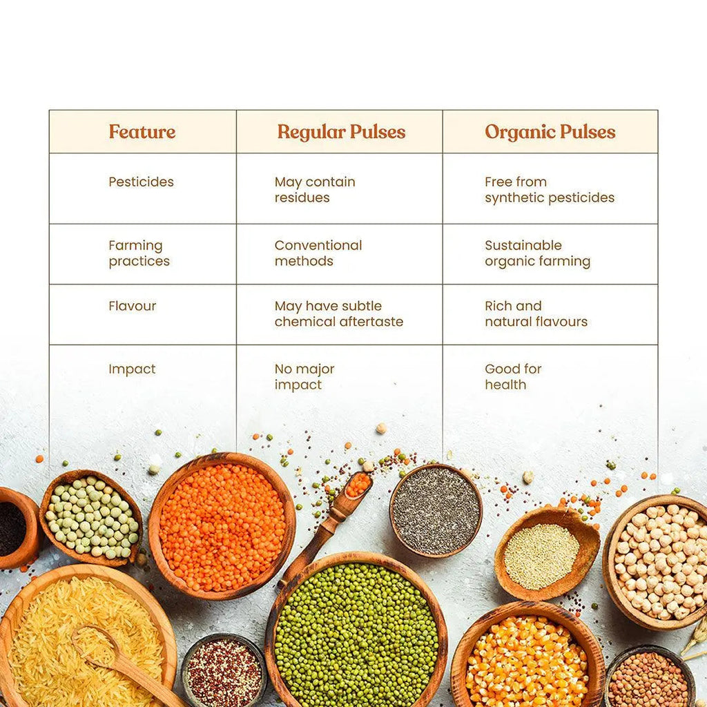 Bharat Vedica Organic Red Lentils - Organic Masoor Dal