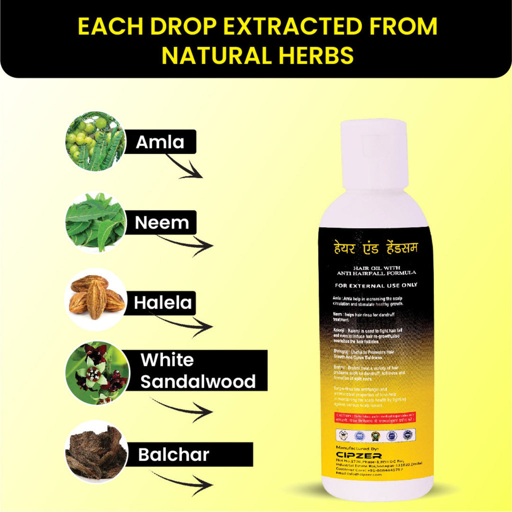 Cipzer Hair & Handsome Oil