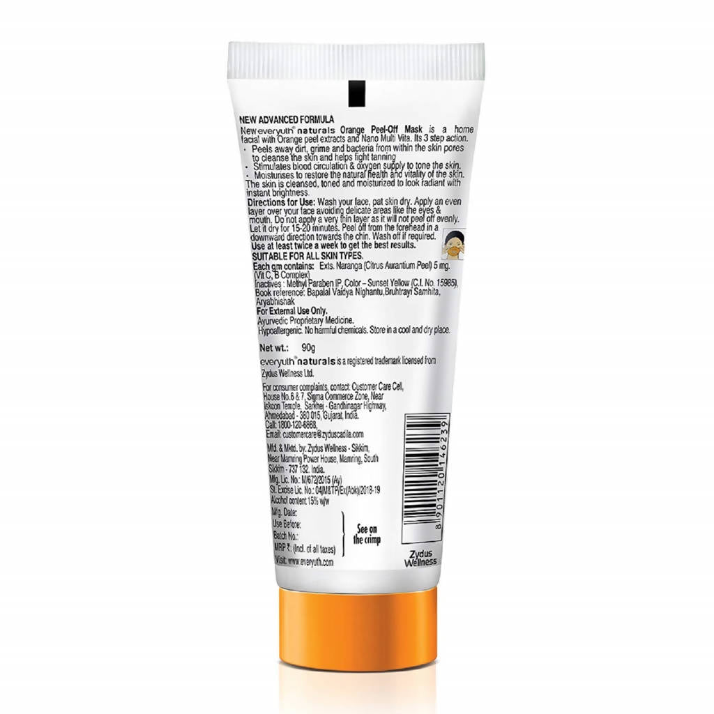 Everyuth Naturals Glow Orange Peel Off Mask