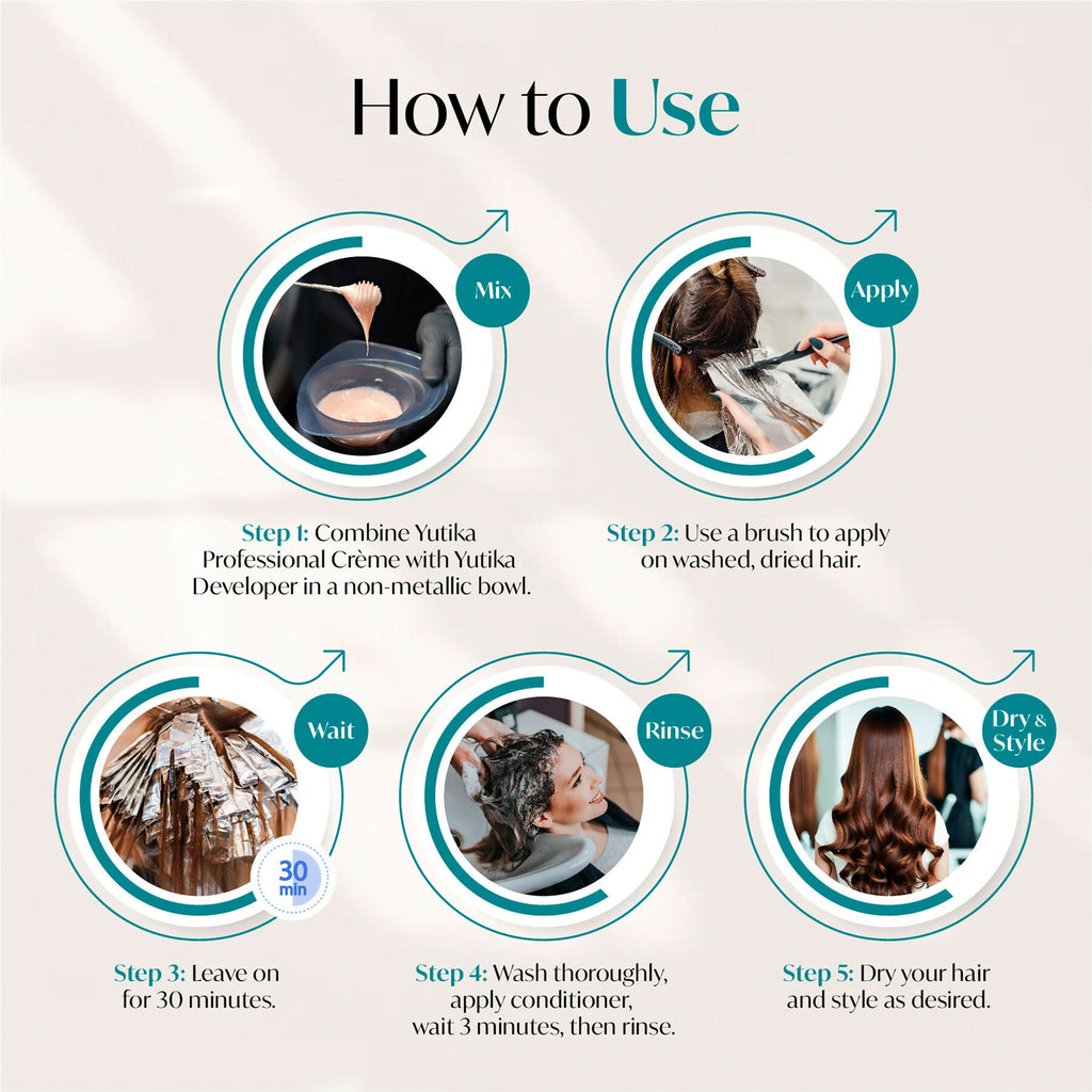 Yuthika Professional Creme Hair Colour - Dark Blonde