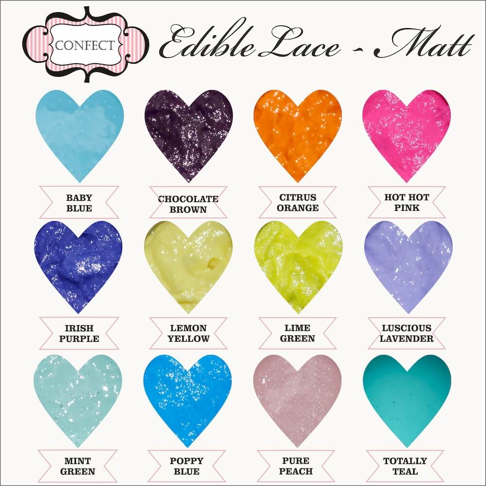 Confect Hot Hot Pink | Edible Lace