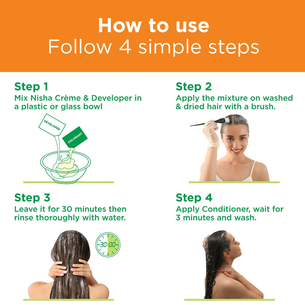 Nisha Creme Hair Color for Women - Chocolate-Blonde