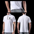 Sport Athletic Polo (Quarter Zip Collar) WHITE