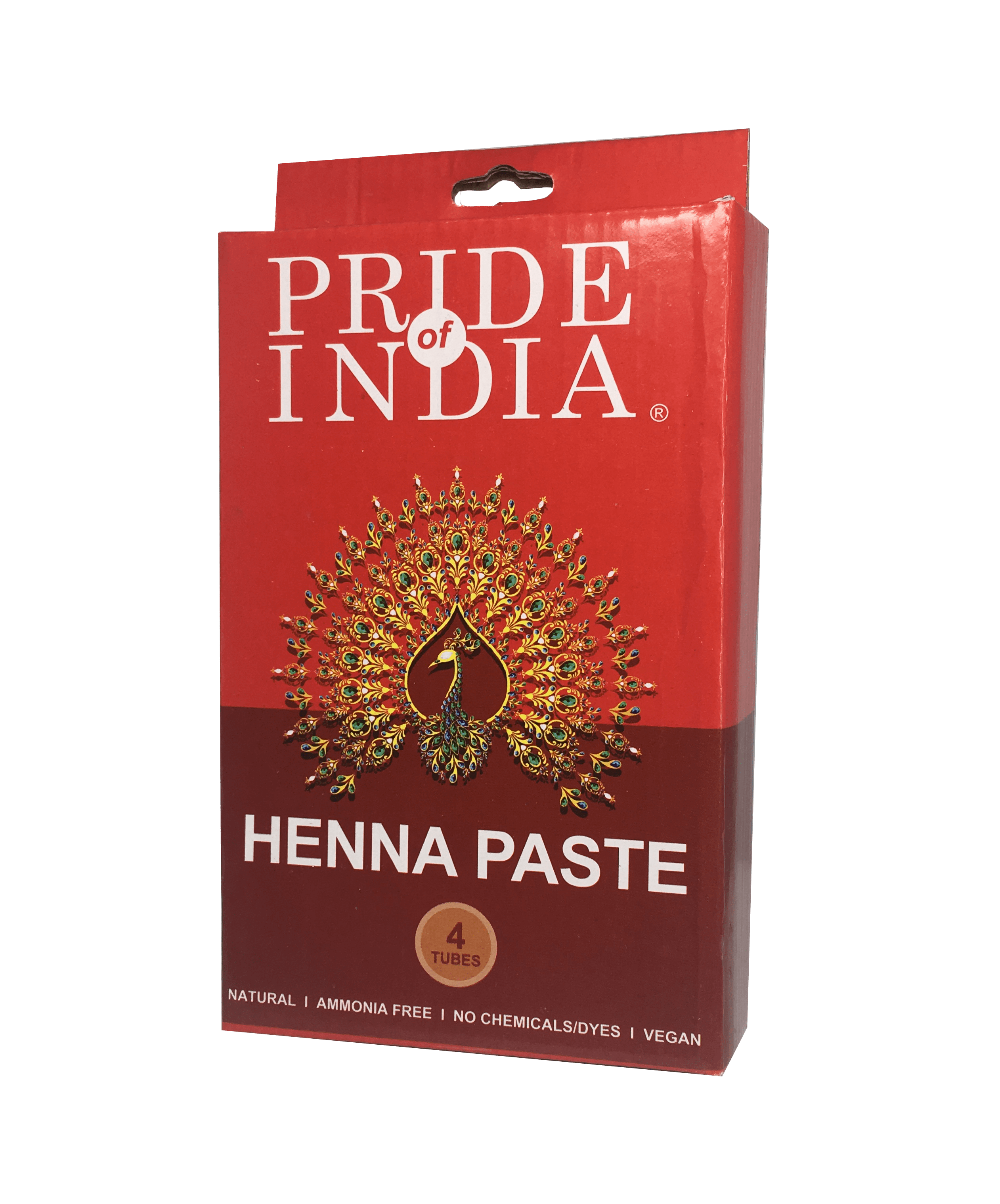 Herbal Henna Tattoo Mehendi Paste - BUY 1 GET 1 FREE  - 1.25oz Tube (100% Natural)