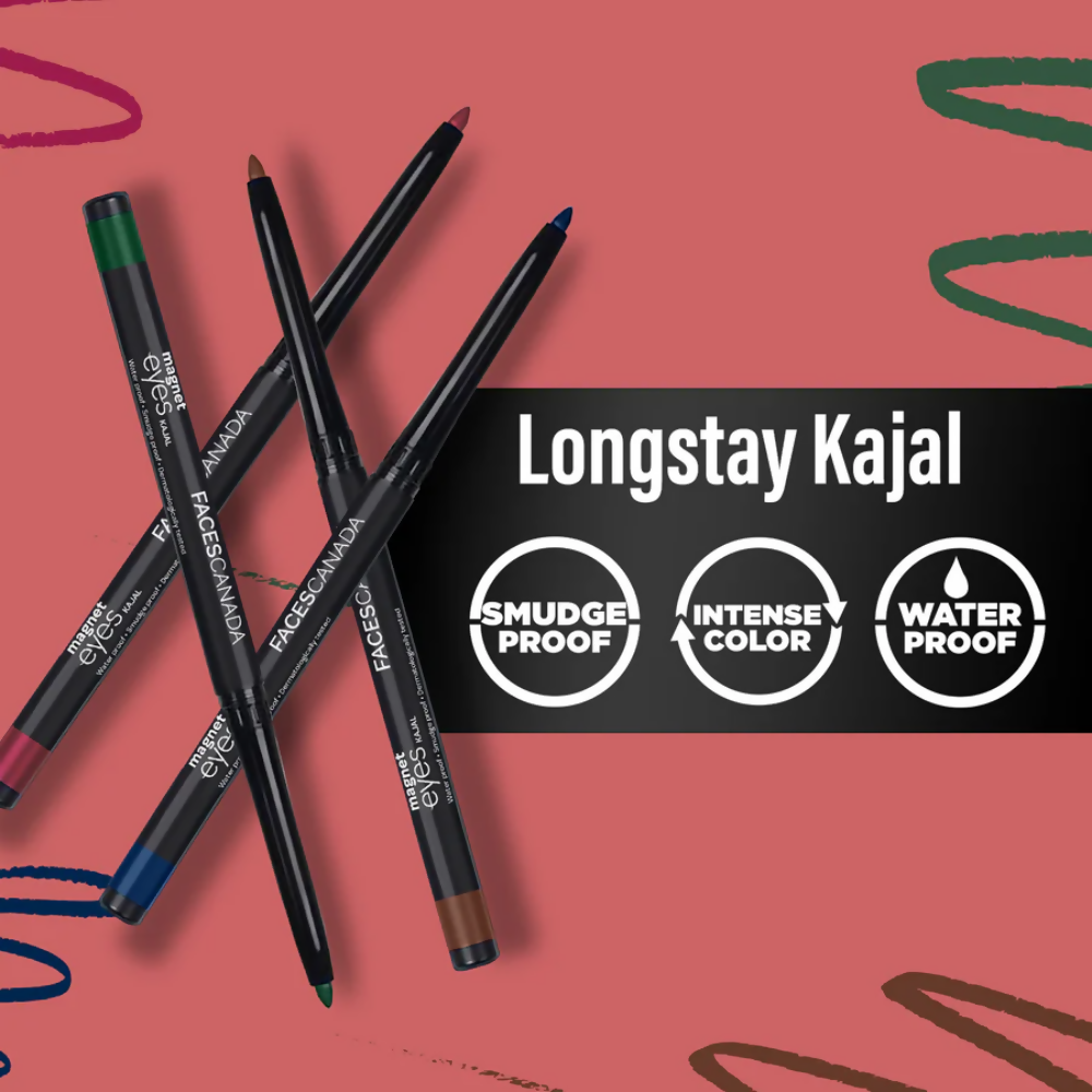 Faces Canada Magneteyes Color Kajal - Blue Motivation 01