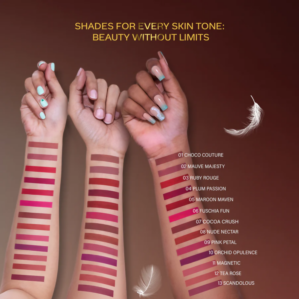 Faces Canada Comfy Matte Wow Liquid Lipstick - Plum Passion 04