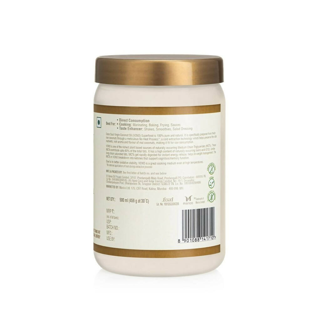 Coco Soul Cold Pressed Natural Virgin Coconut Oil