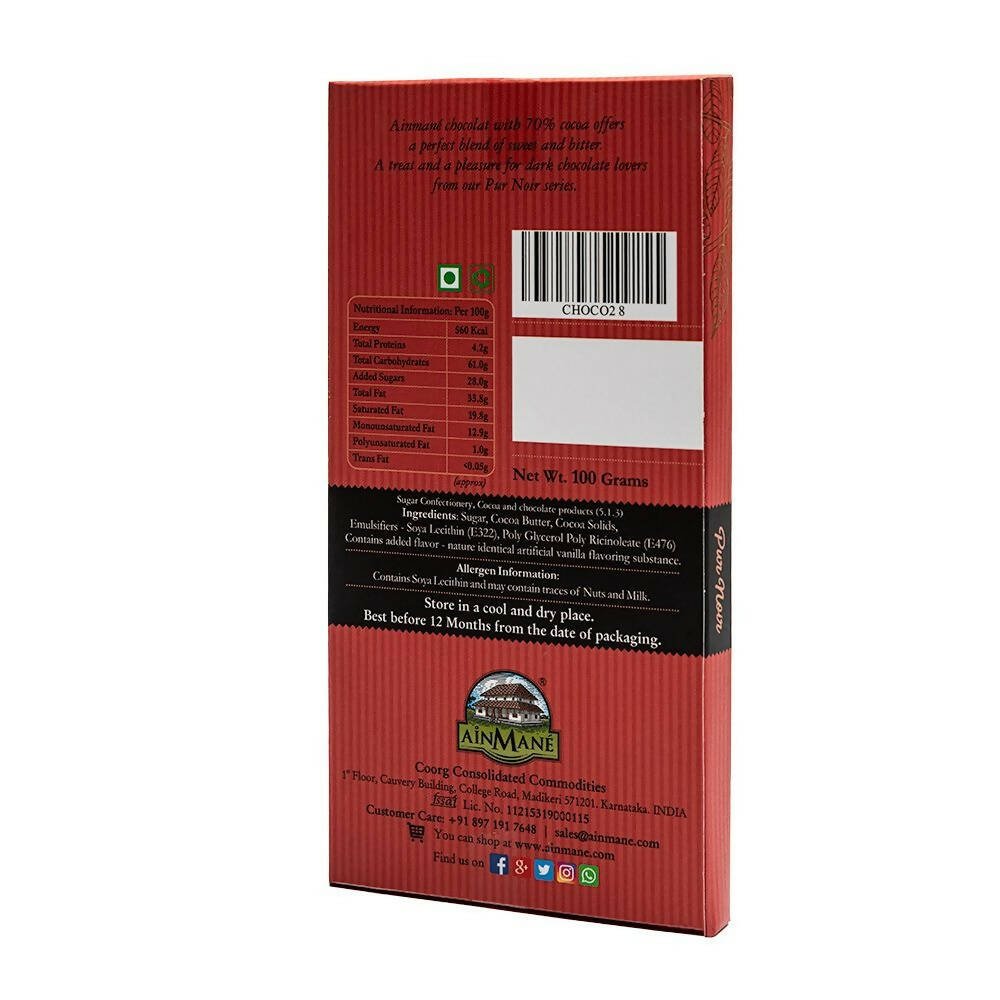 Ainmane Pur Noir Dark Chocolate