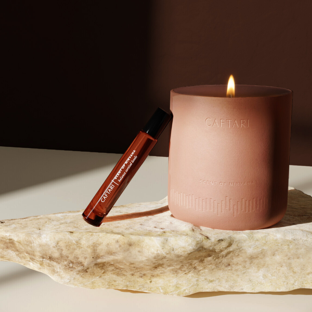 Scent of Nirvana Rollerball + Candle Bundle