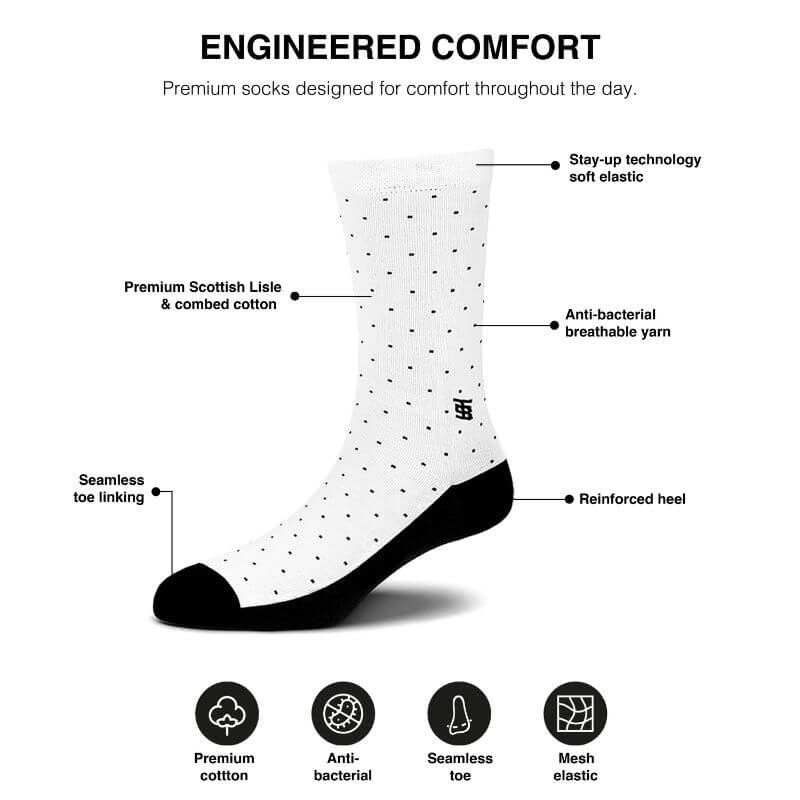 Socksoho Luxury Men Socks Oxford Giftbox