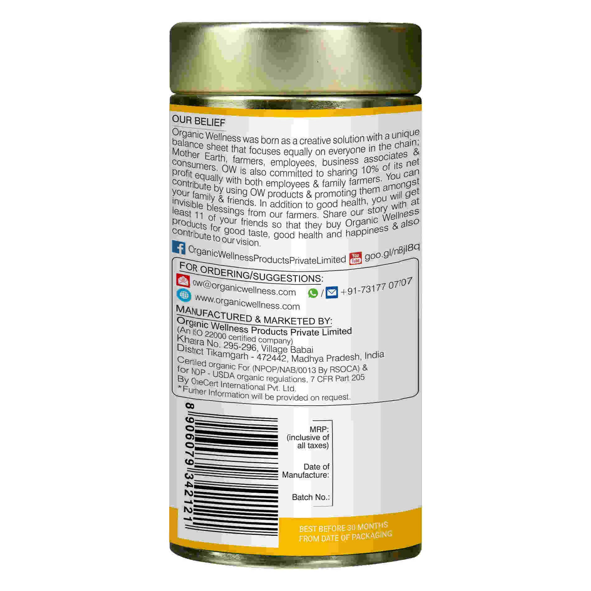Organic Wellness Blossom Chamomile Tin Pack
