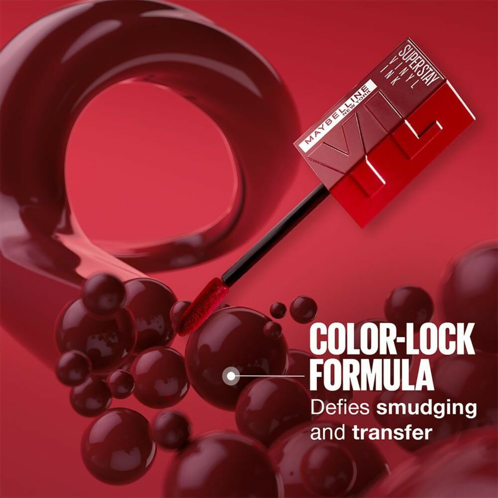Maybelline New York Super Stay Vinyl Ink Liquid Lipstick, Instant Shine Lasts Up To 16H - Charmed