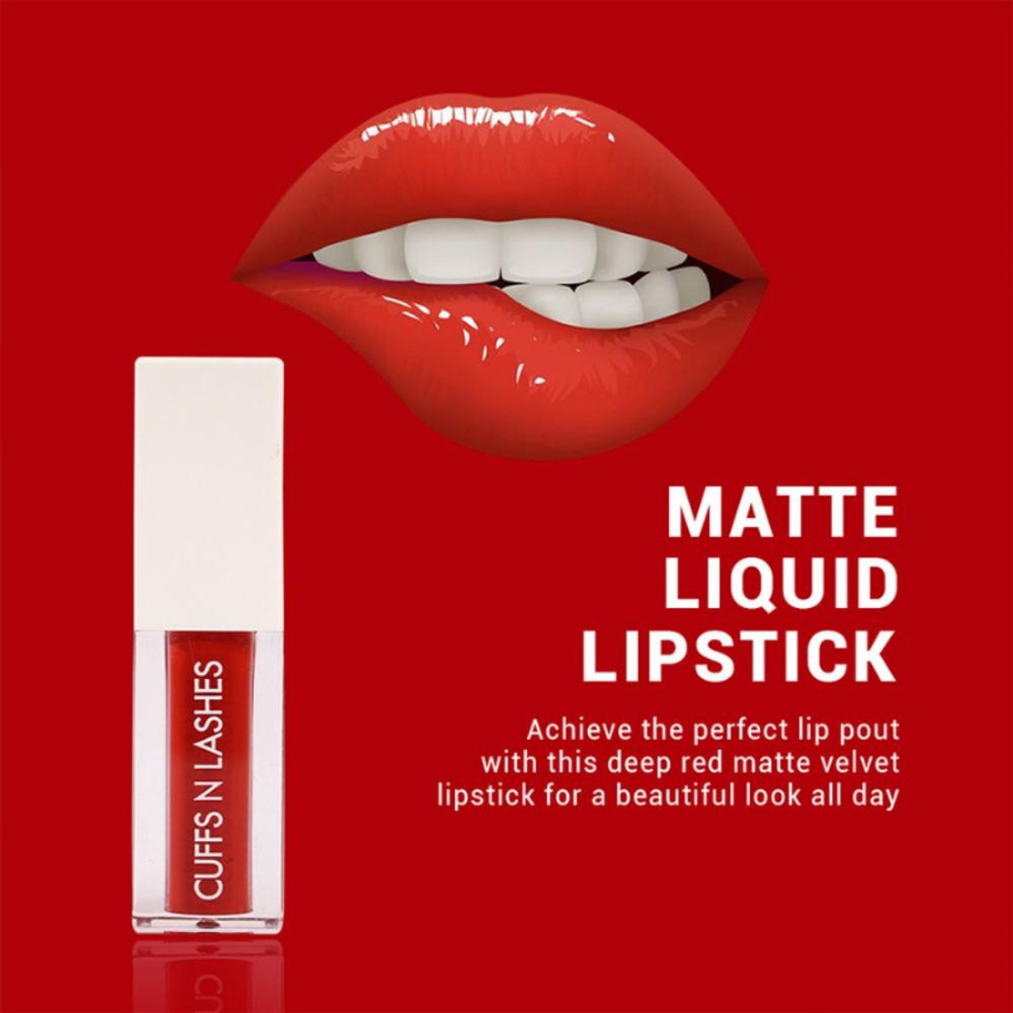 CUFFS N LASHES Matte Liquid Lipstick - 19 MLBB