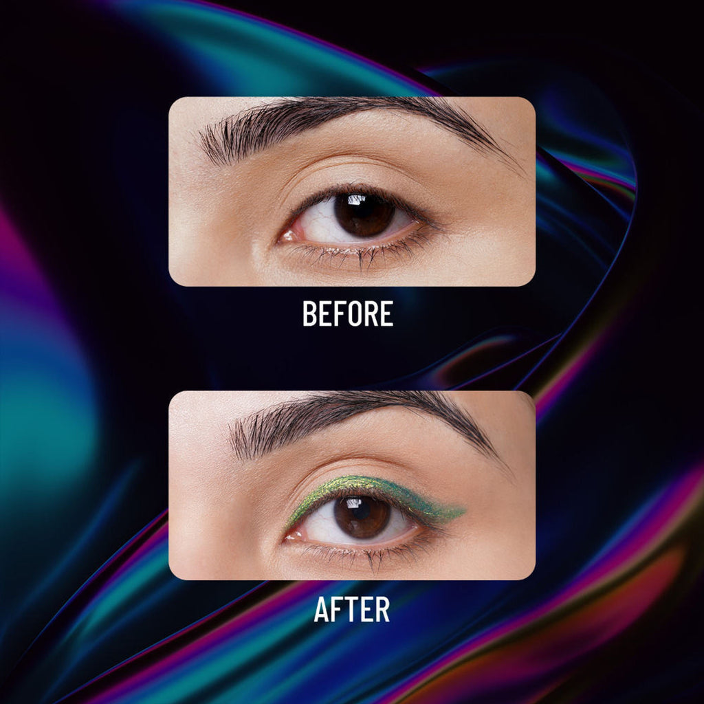 Swiss Beauty Holographic Eyeliner , Multi Chrome Effect , Water -Proof ,Smudge Proof - 1 Milky Way