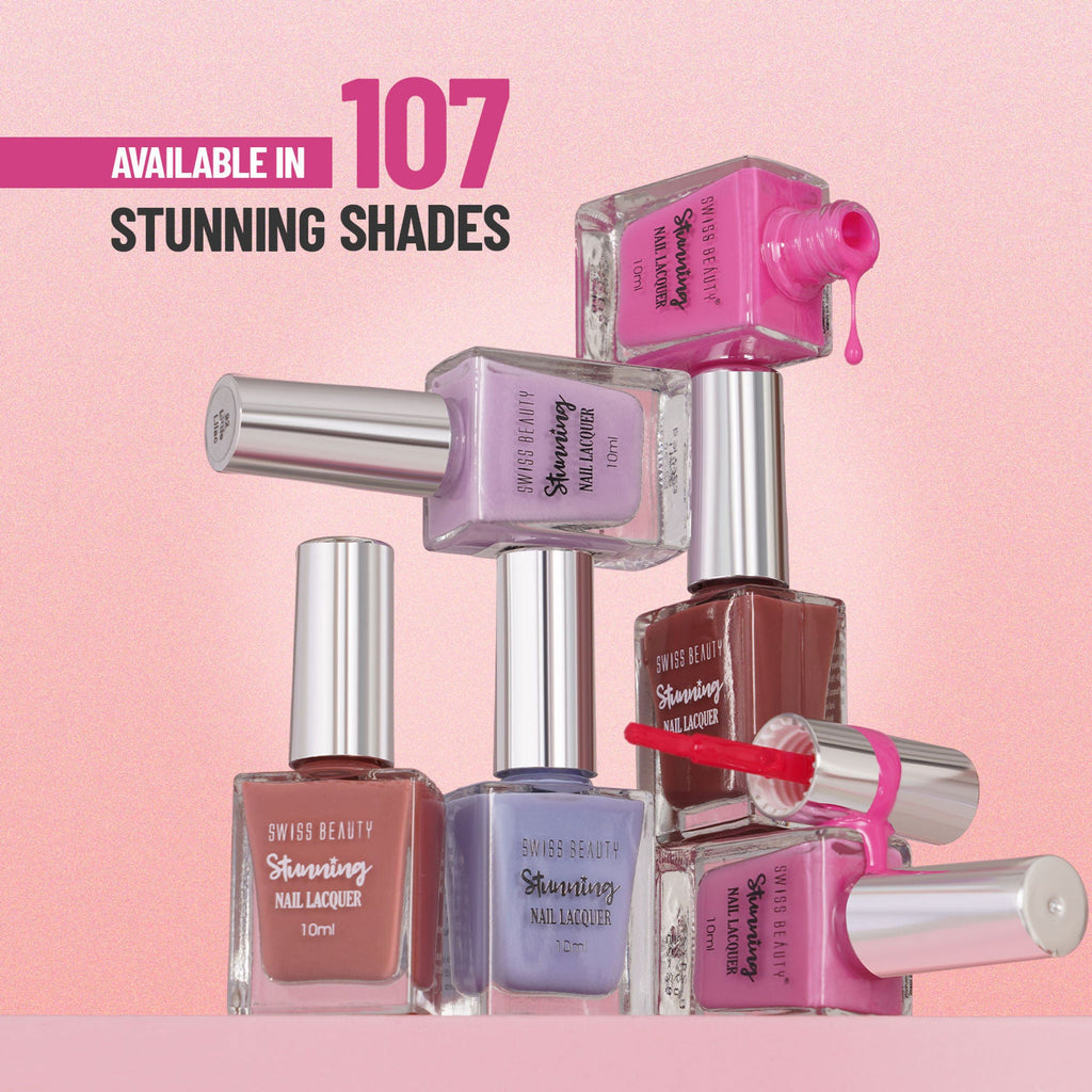 Swiss Beauty Stunning Nail Lacquer - 78 Deep Mauve