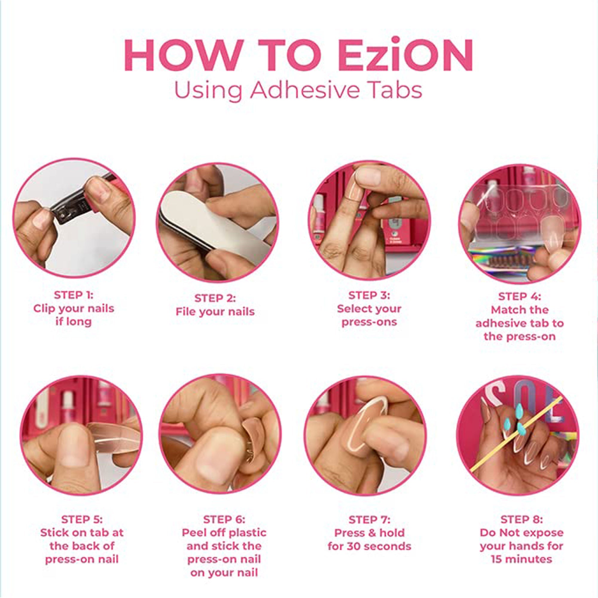 SOEZI Shimmy Time Reusable Press On Nail - Ready To Wear Kit