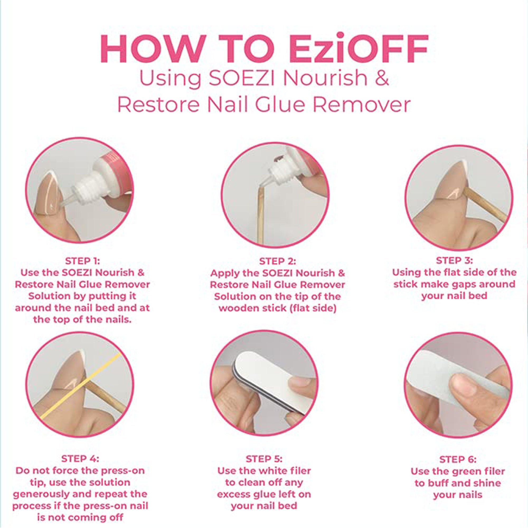 SOEZI Shimmy Time Reusable Press On Nail - Ready To Wear Kit