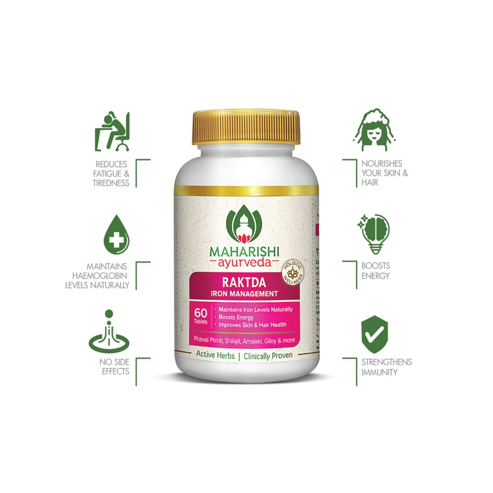 Maharishi Ayurveda Raktda Iron Tablets