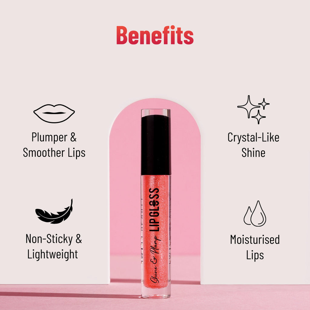 Swiss Beauty Shine & Plump Lipgloss - 2 Nude