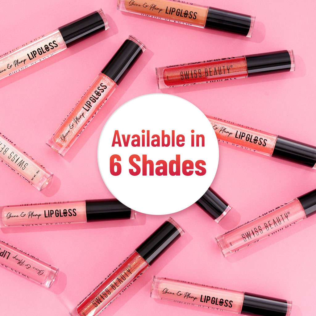 Swiss Beauty Shine & Plump Lipgloss - 2 Nude