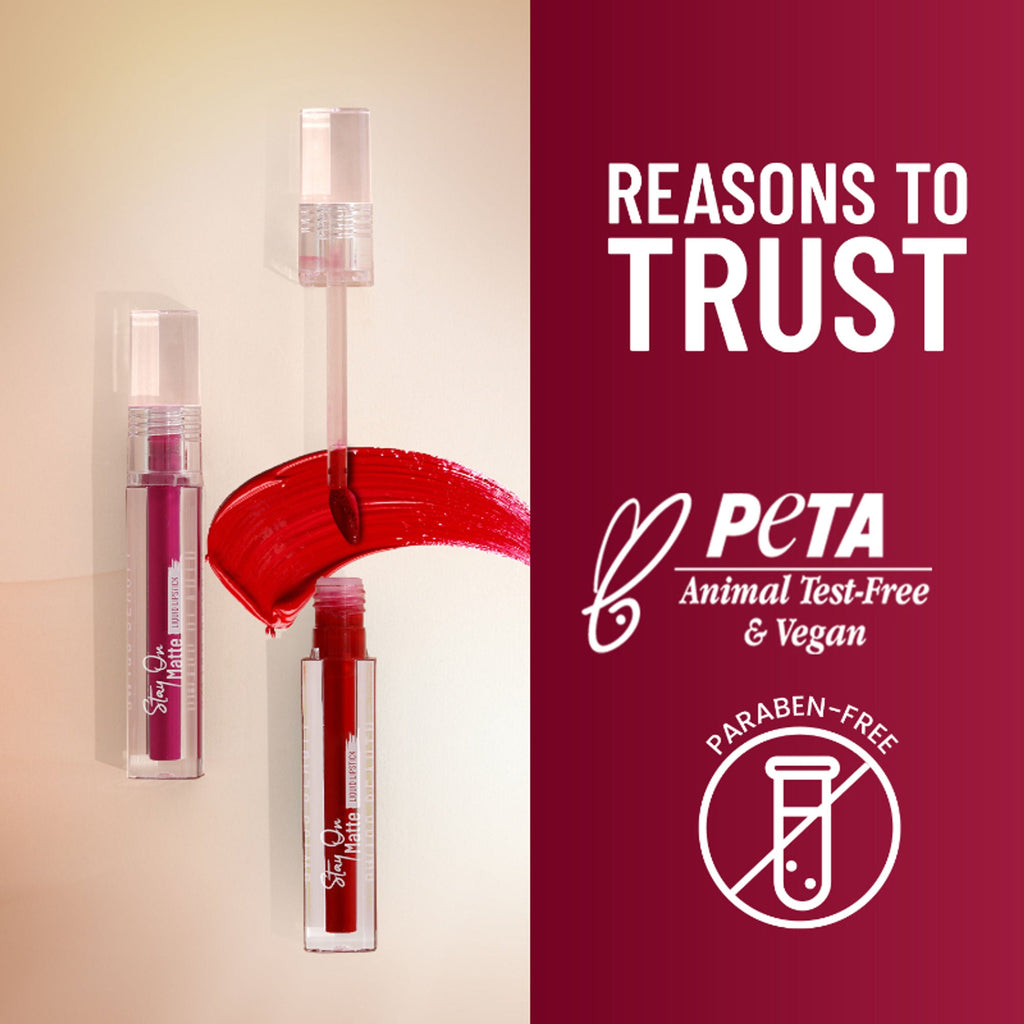 Swiss Beauty Stay On Matte Liquid Lipstick - 9 Fresh Brown