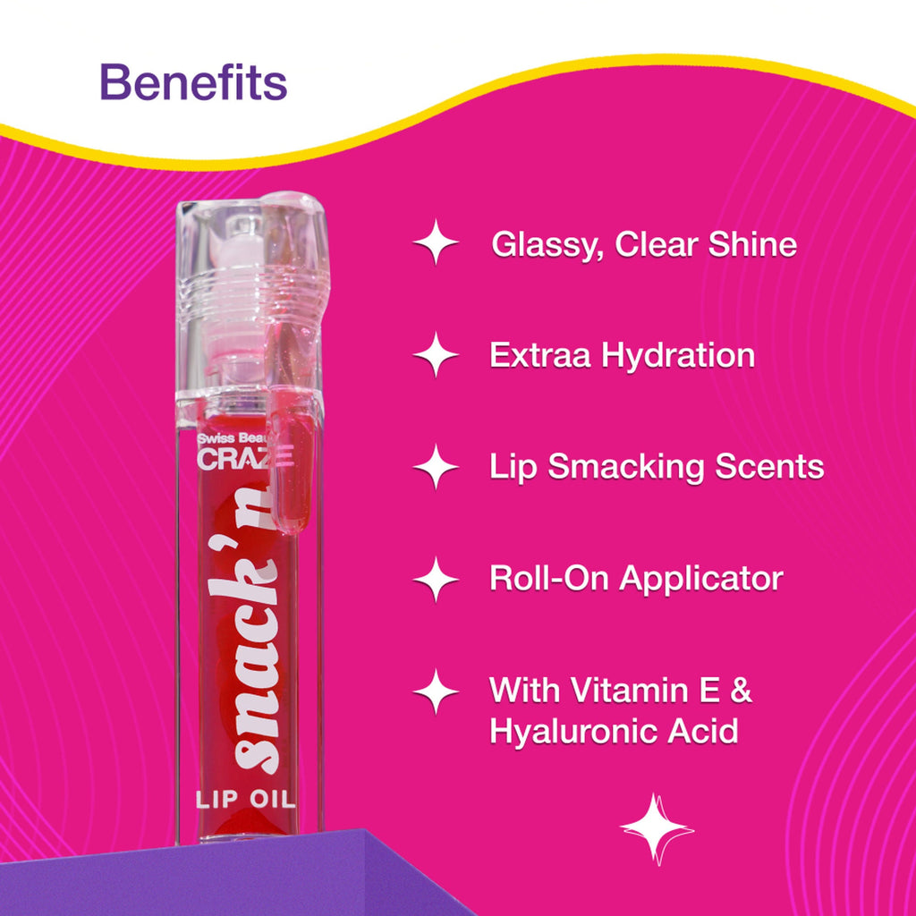 Swiss Beauty Craze Snack'N Nourishing Lip Oil - 4. Pumpkin Pie