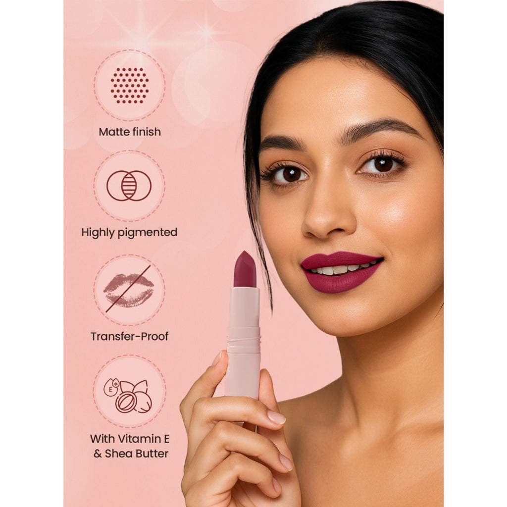 Swiss Beauty Stay All Day Lipstick - 03 Chirpy