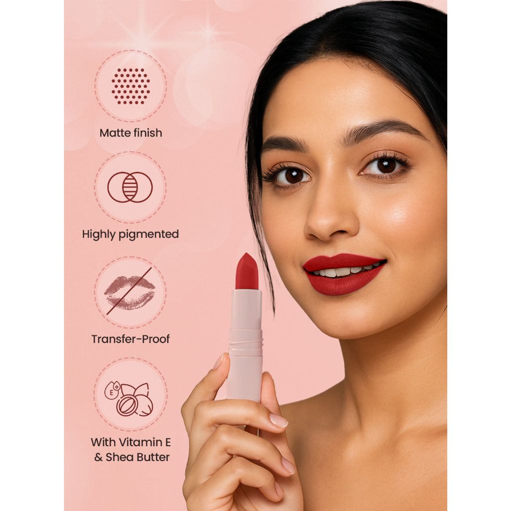 Swiss Beauty Stay All Day Lipstick - 10 Foxy